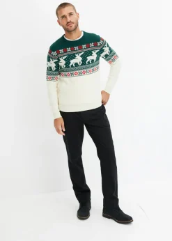 Hombre bonprix bonprix Jersey con patrón nórdico