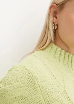 Mujer bonprix bonprix Jersey con patrón trenzado