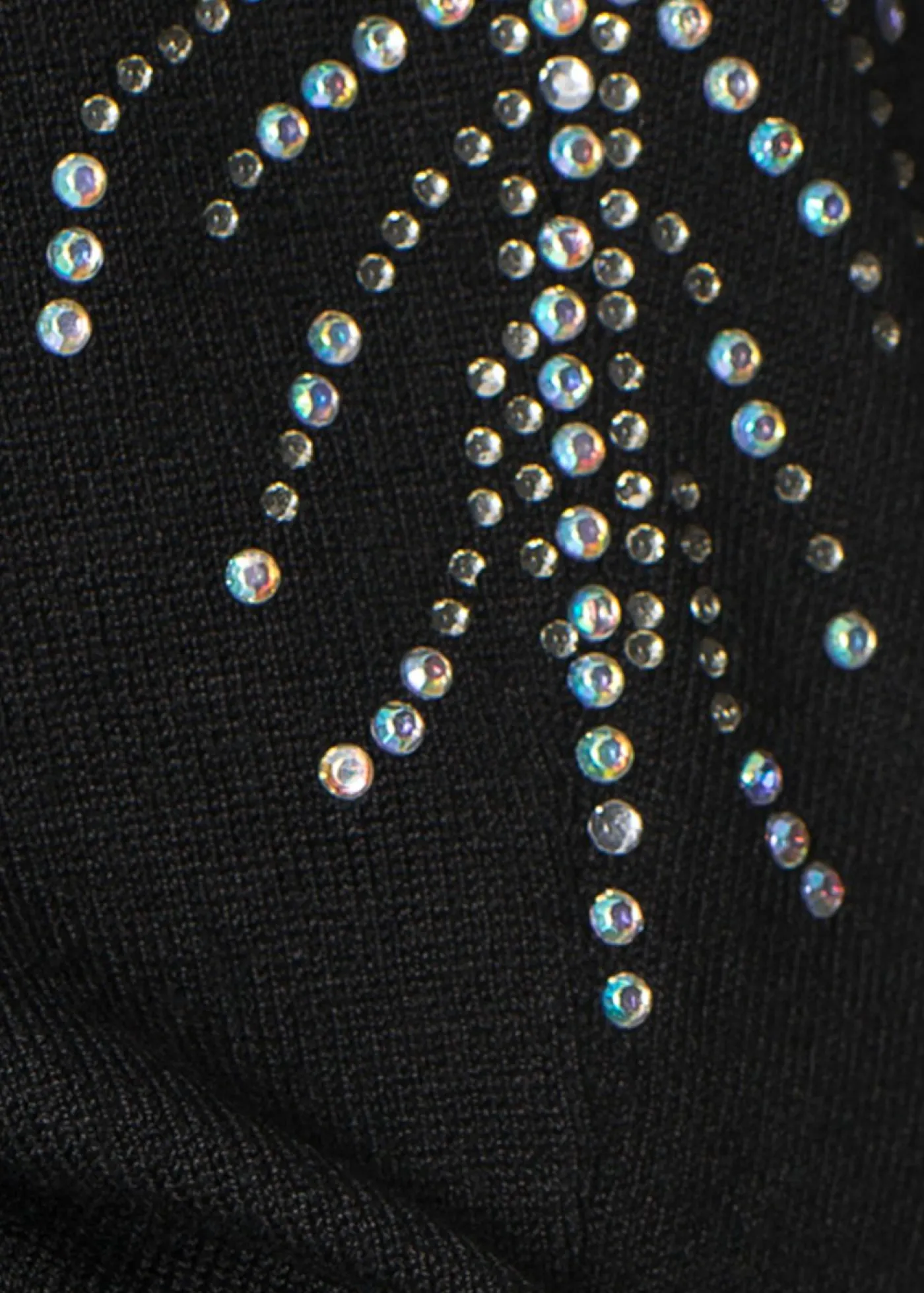 Mujer bonprix bonprix Jersey con strass en los hombros