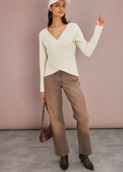 Mujer bonprix bonprix Jersey cruzado