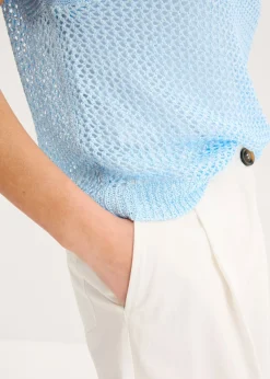 Mujer bonprix bonprix Jersey de ajour con hilo brillante