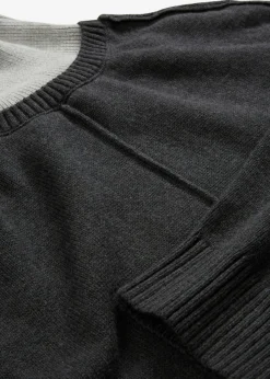 bonprix bonprix Esenciales|Jerséis>Jersey de algodón puro Antracita jaspeado