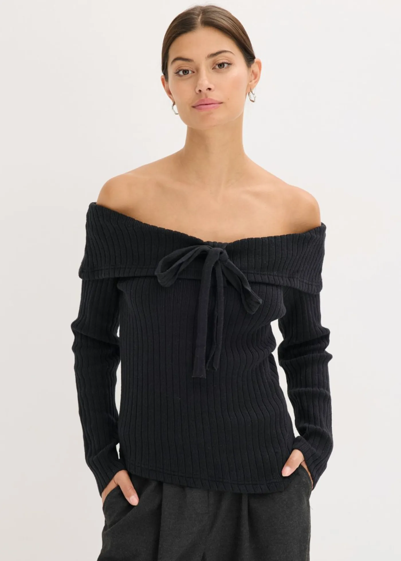 Mujer bonprix bonprix Jersey de canalé