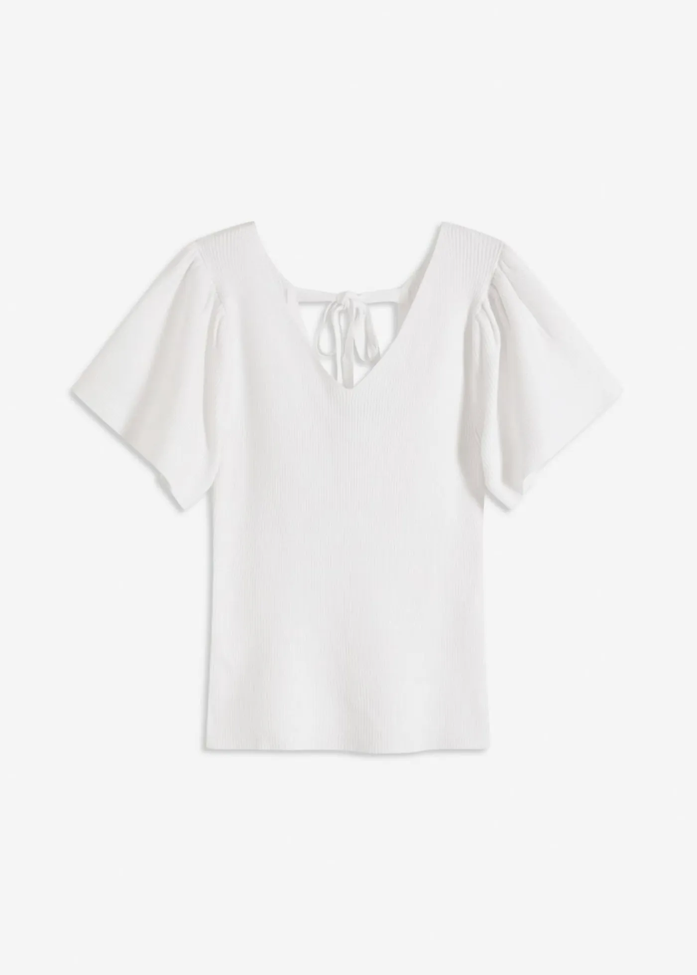 Mujer bonprix bonprix Jersey de canalé de mezcla de viscosa