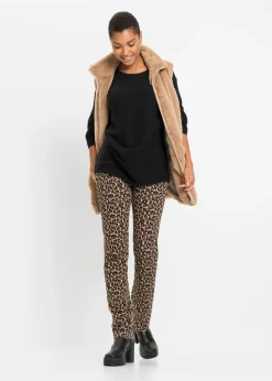 Mujer bonprix bonprix Jersey de canalé oversize de mezcla de viscosa