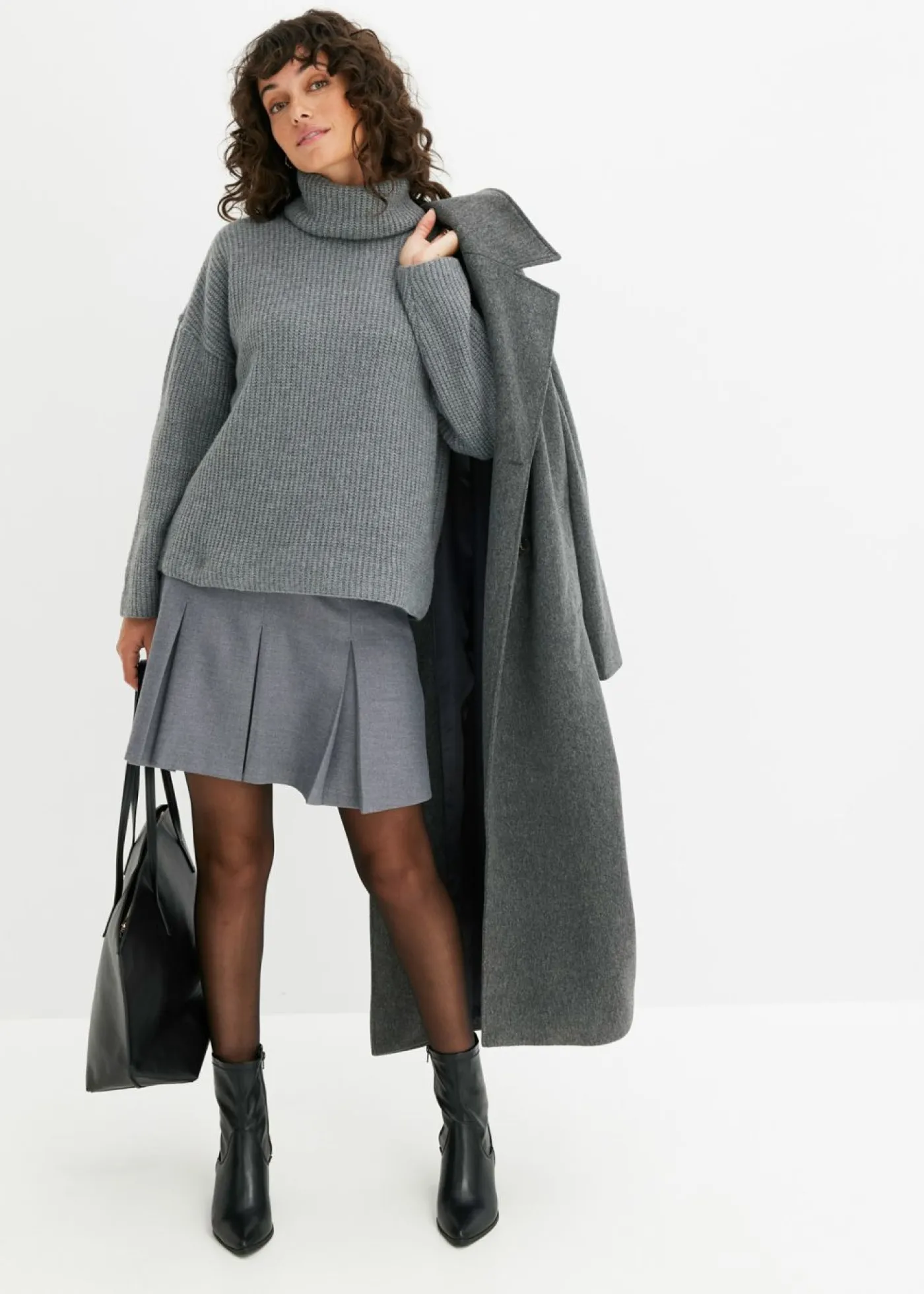 Mujer bonprix bonprix Jersey de cuello alto