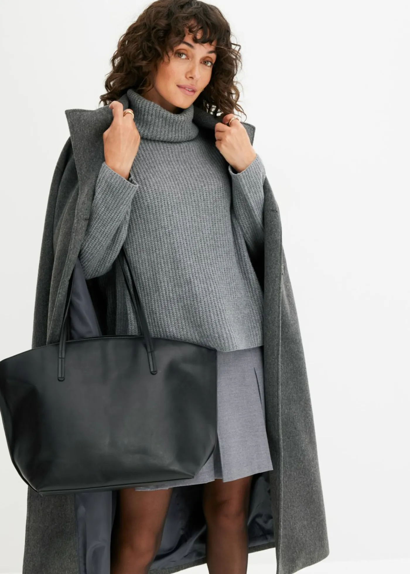 Mujer bonprix bonprix Jersey de cuello alto