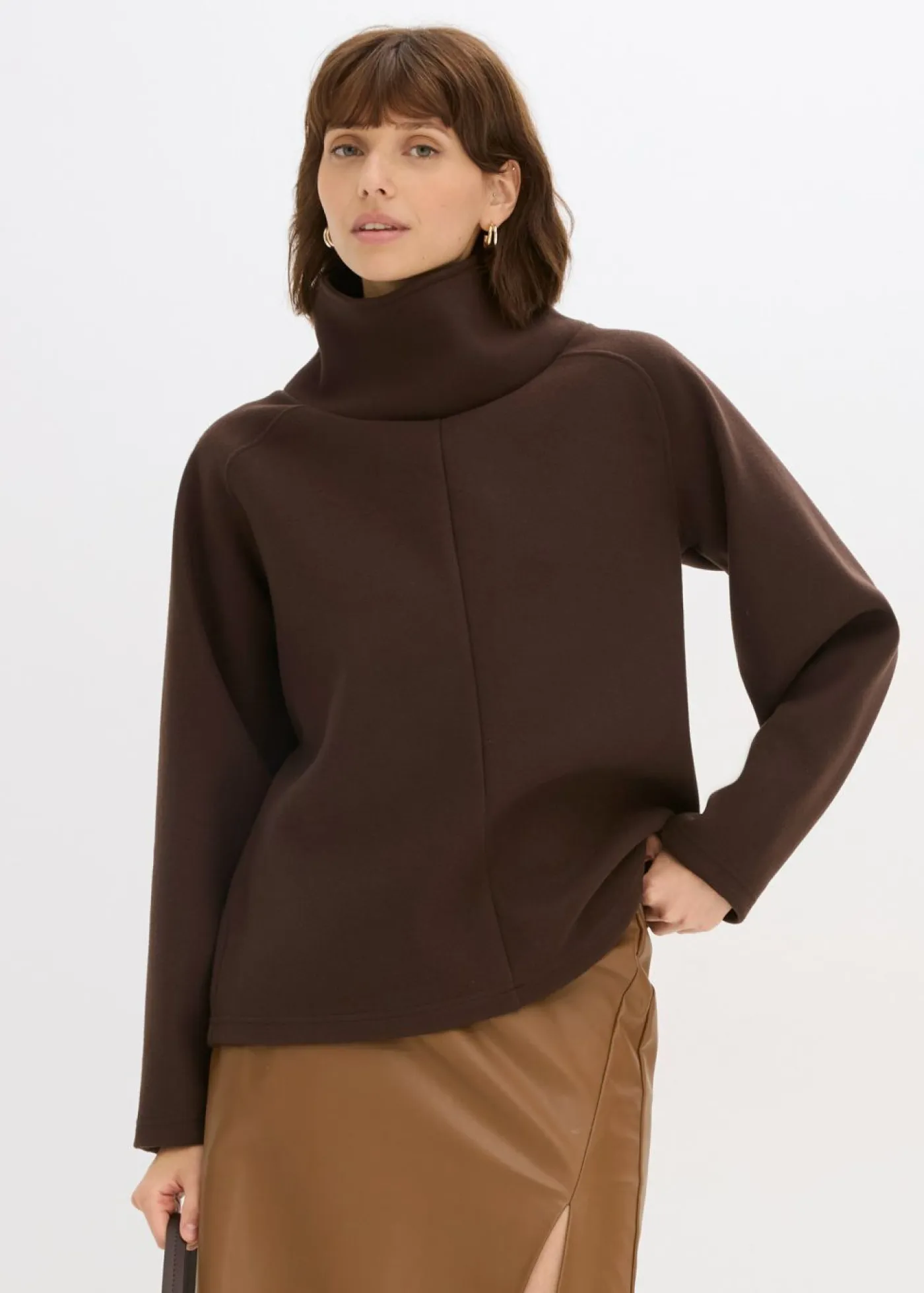 Mujer bonprix bonprix Jersey de cuello alto