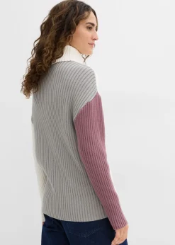 Mujer bonprix bonprix Jersey de cuello alto