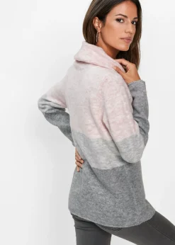 Mujer bonprix bonprix Jersey de cuello alto