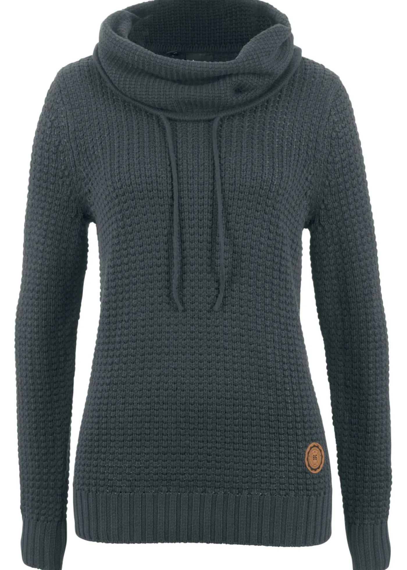 Mujer bonprix bonprix Jersey de cuello alto con cordones