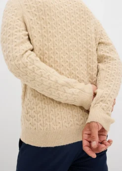 Hombre bonprix bonprix Jersey de cuello redondo con estructura