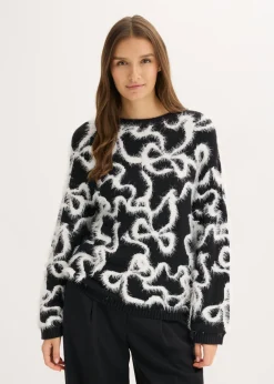 Mujer bonprix bonprix Jersey de jacquard de suave mezcla de viscosa