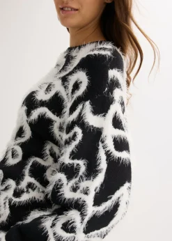 Mujer bonprix bonprix Jersey de jacquard de suave mezcla de viscosa