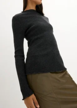 Mujer bonprix bonprix Jersey de lana merino fina