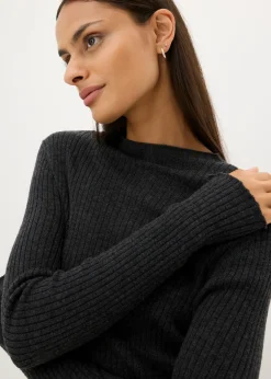 Mujer bonprix bonprix Jersey de lana merino fina