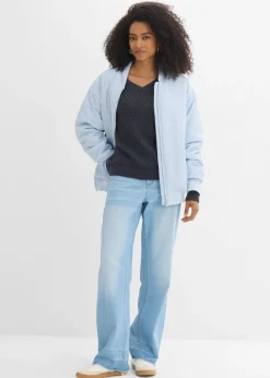 Mujer bonprix bonprix Jersey de mezcla de algodón