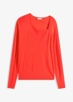 Mujer bonprix bonprix Jersey de mezcla de viscosa fluida