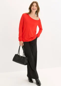 Mujer bonprix bonprix Jersey de mezcla de viscosa fluida