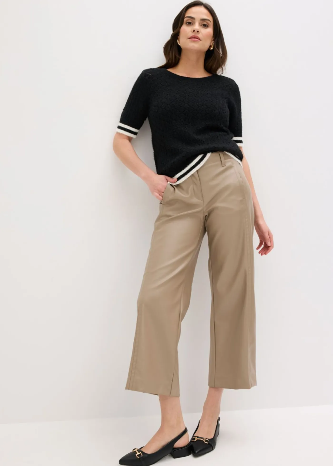 Mujer bonprix bonprix Jersey de punto ajour con hilo suave