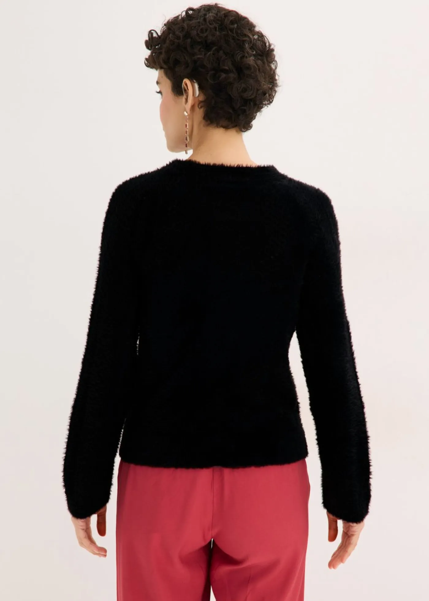 Mujer bonprix bonprix Jersey de punto ajour con hilo suave