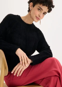 Mujer bonprix bonprix Jersey de punto ajour con hilo suave