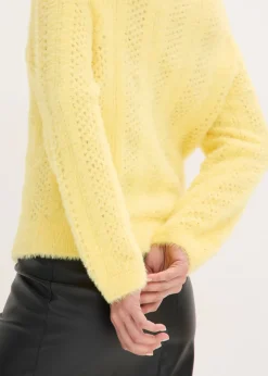 Mujer bonprix bonprix Jersey de punto ajour con hilo suave