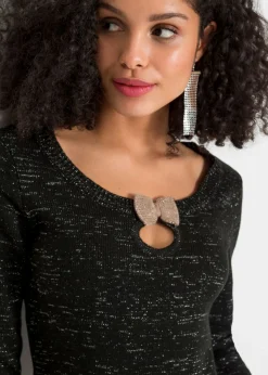 Mujer bonprix bonprix Jersey de punto brillante