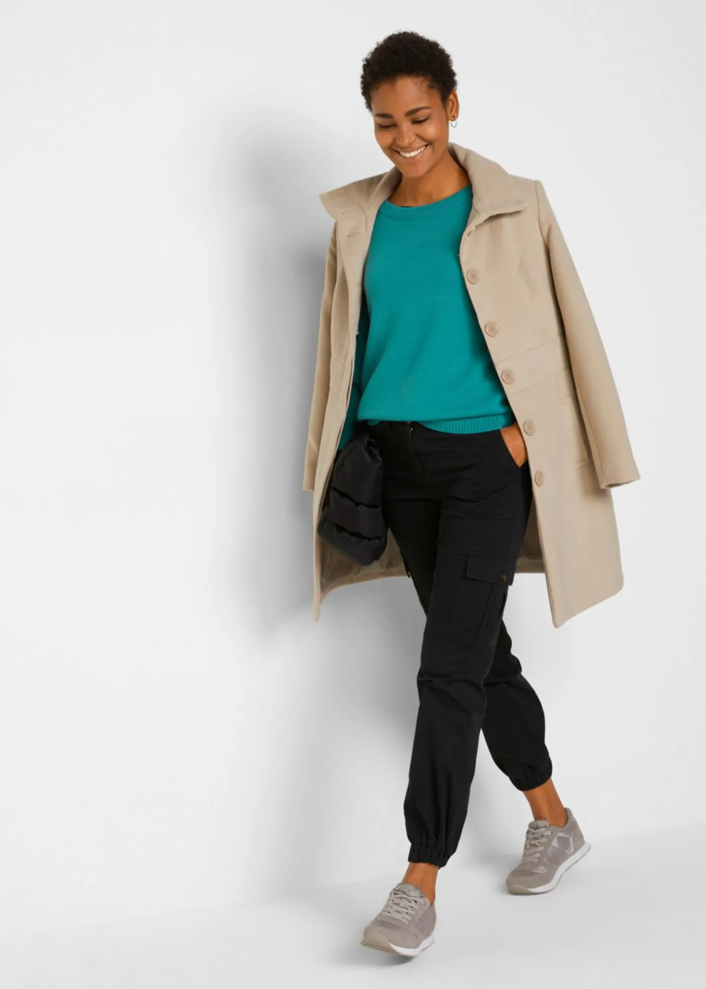 Mujer bonprix bonprix Jersey de punto con cuello redondo