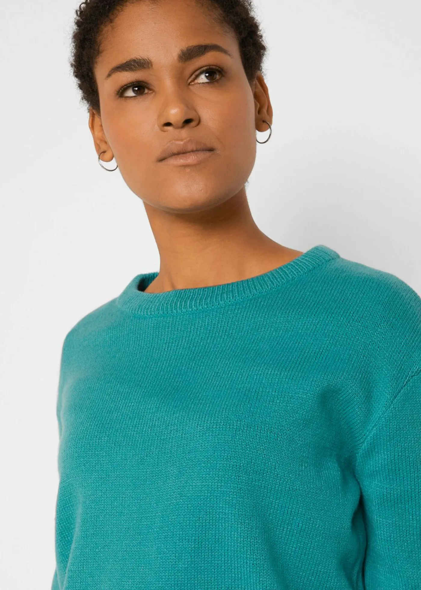 Mujer bonprix bonprix Jersey de punto con cuello redondo