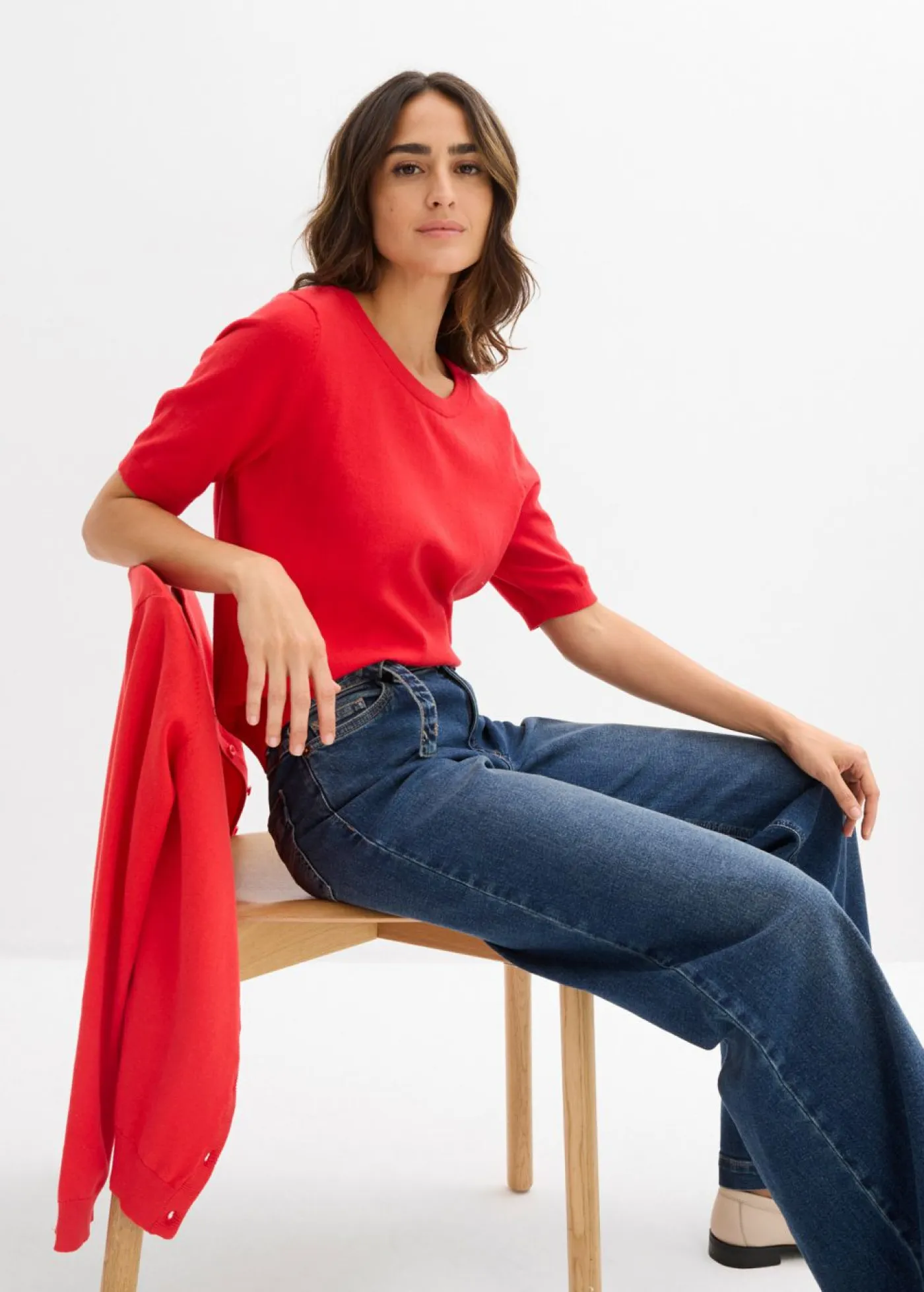 Mujer bonprix bonprix Jersey de punto fino