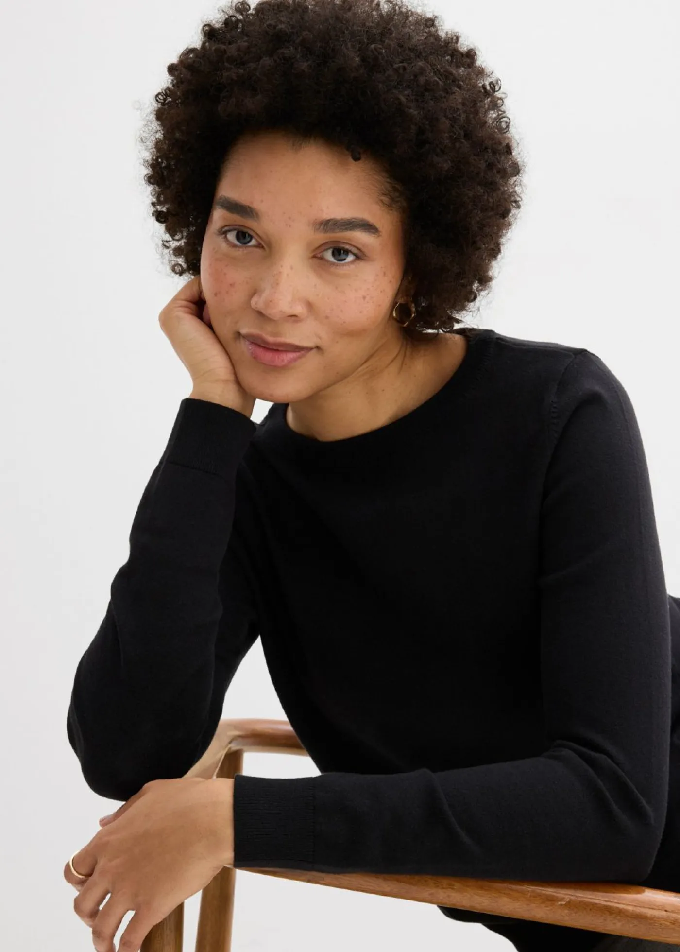 Mujer bonprix bonprix Jersey de punto fino