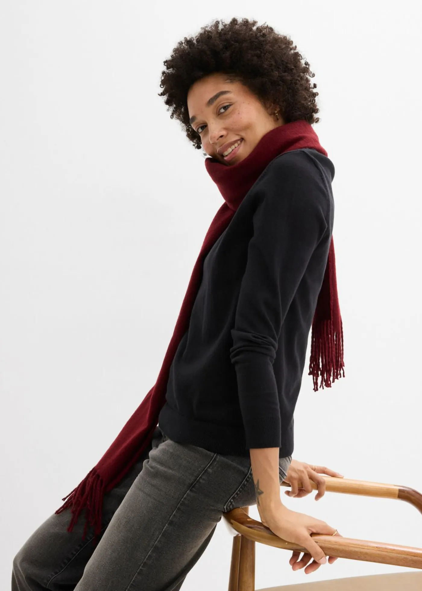 Mujer bonprix bonprix Jersey de punto fino