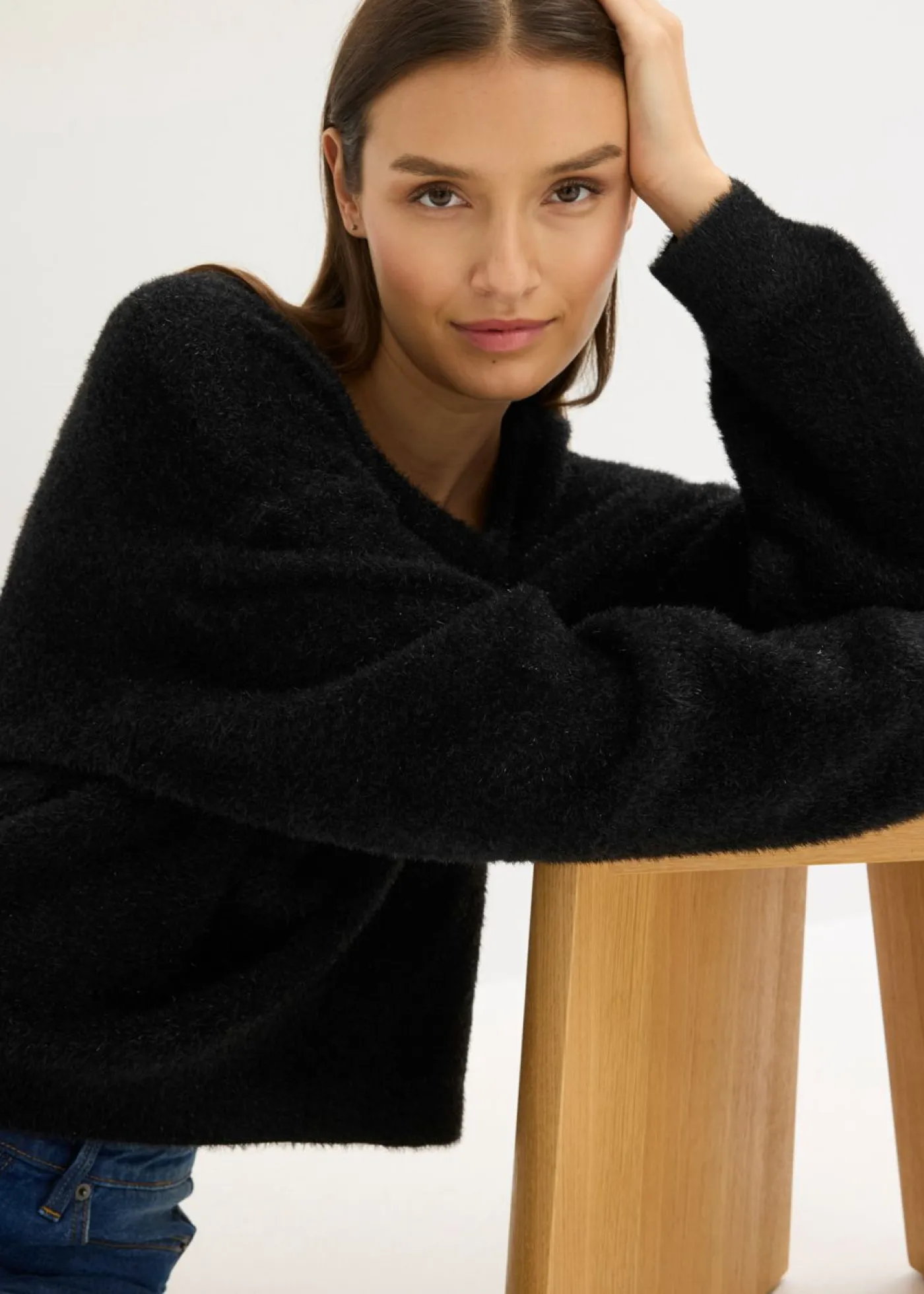 Mujer bonprix bonprix Jersey de punto fino