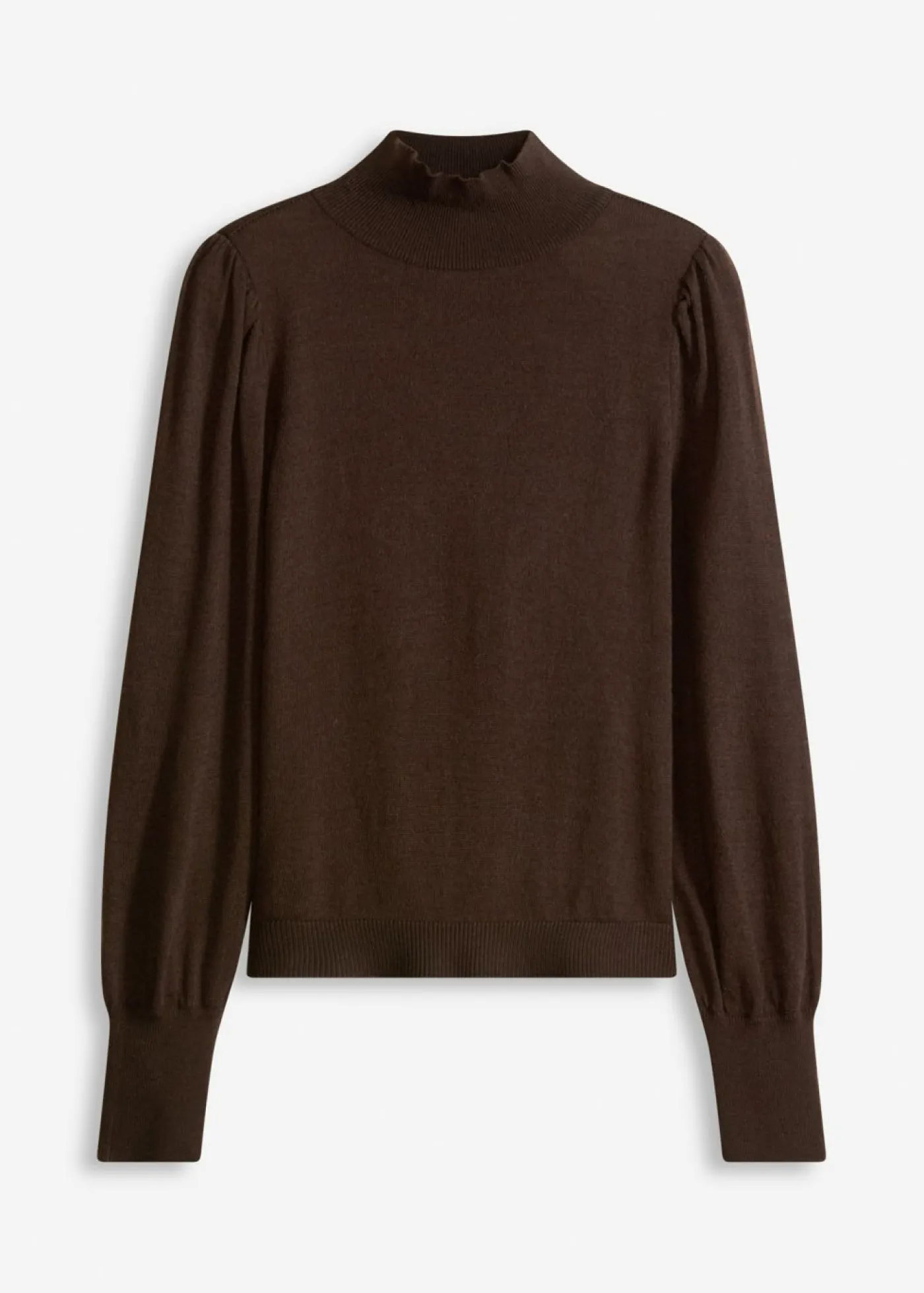 bonprix bonprix Jerséis|Ropa De Punto>Jersey de punto fino marrón oscuro moteado