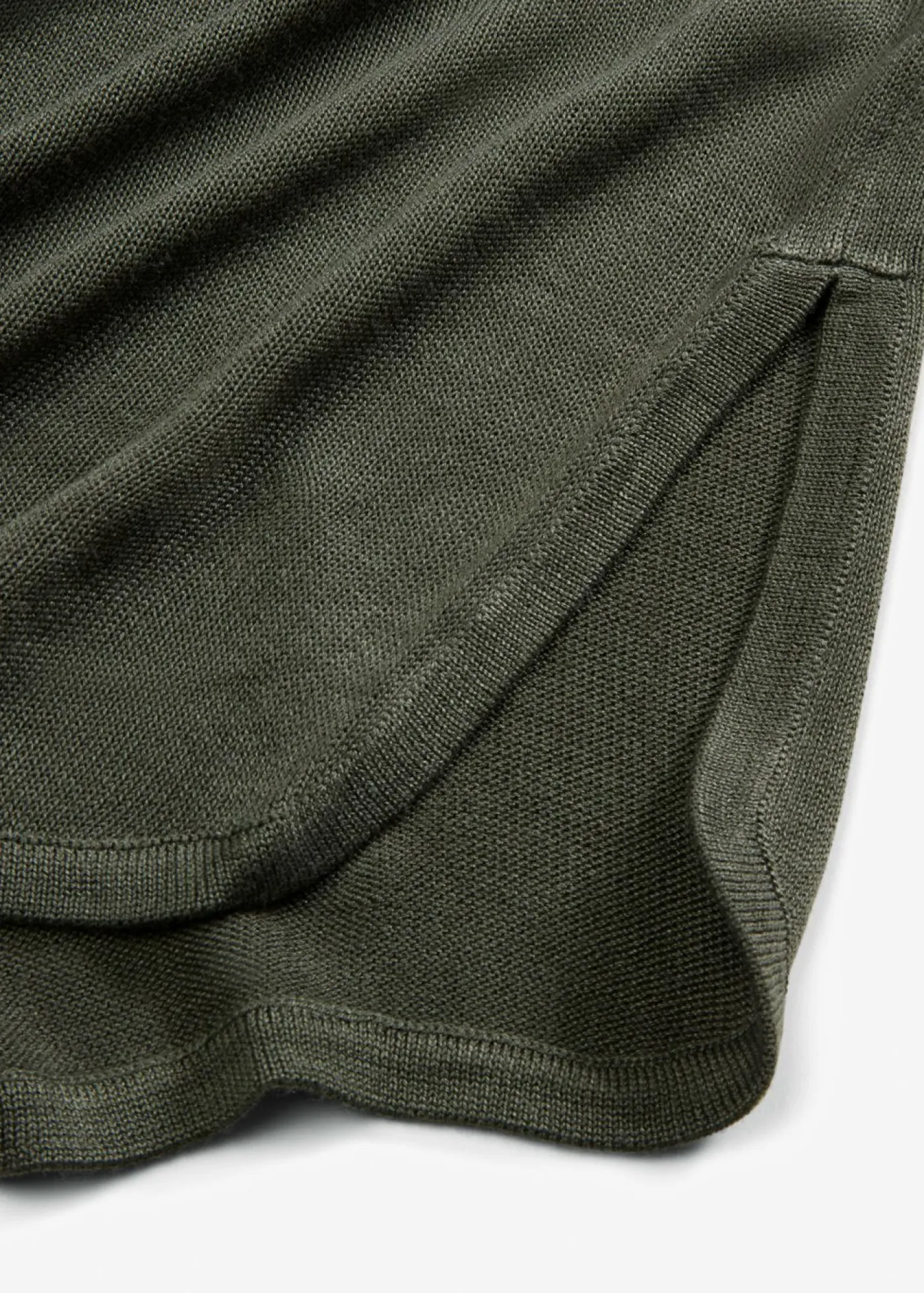 bonprix bonprix Jerséis|Ropa De Punto>Jersey de punto fino con mangas 3/4 Verde eucalipto