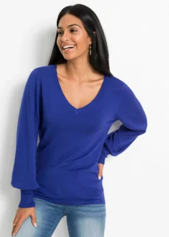 Mujer bonprix bonprix Jersey de punto fino con viscosa sostenible