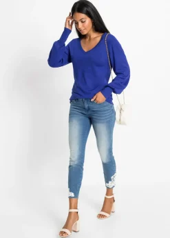 Mujer bonprix bonprix Jersey de punto fino con viscosa sostenible