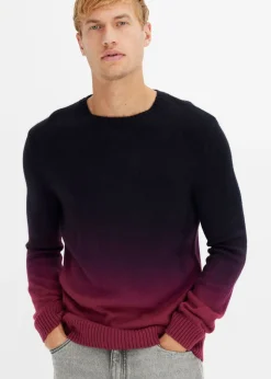 Hombre bonprix bonprix Jersey de punto fino con degradado cromático