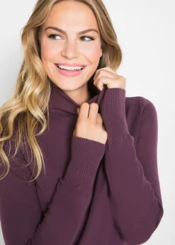 Mujer bonprix bonprix Jersey de punto fino con cuello alto