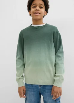 Niños bonprix bonprix Jersey de punto fino con degradado cromático