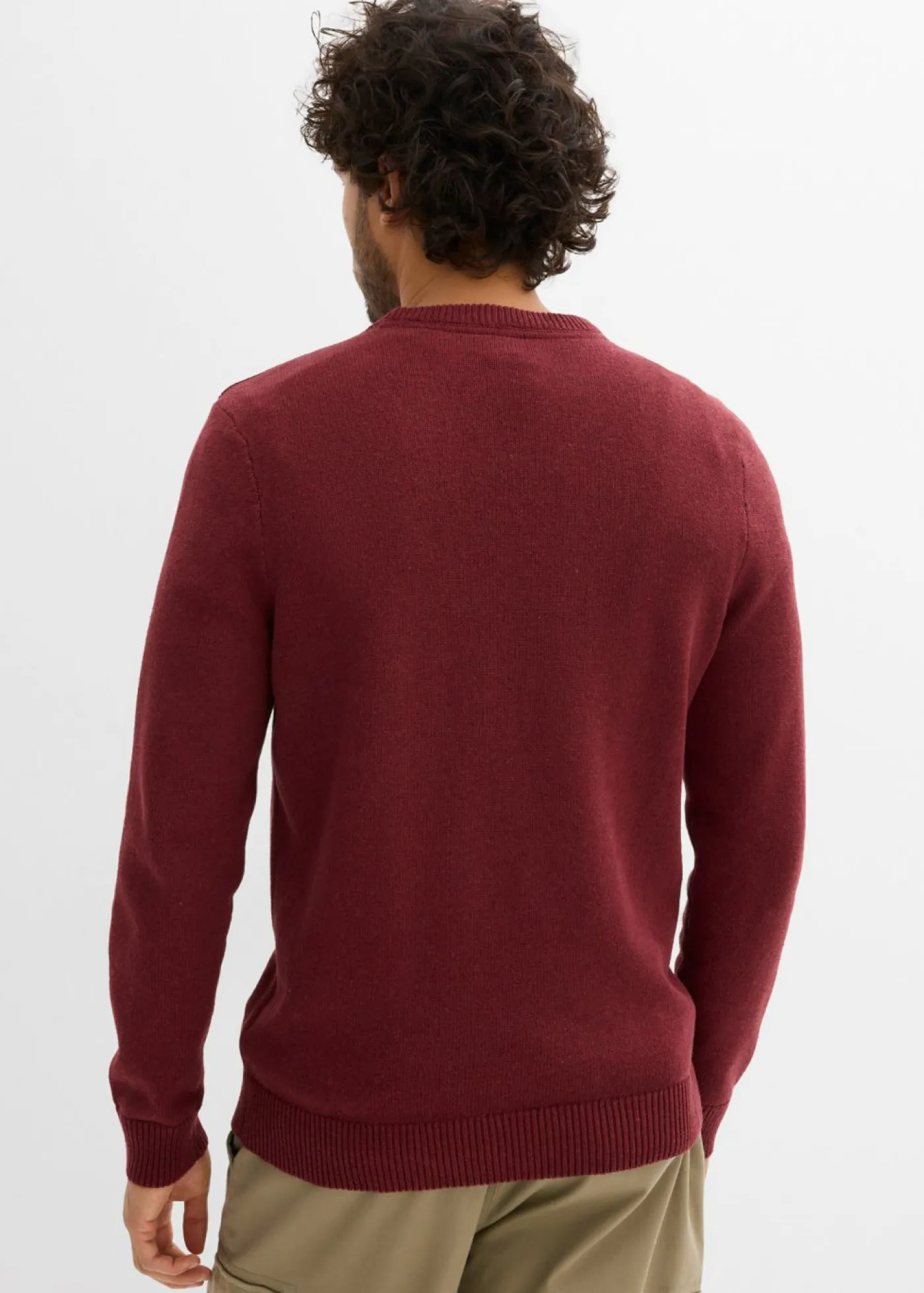 Hombre bonprix bonprix Jersey de punto fino con algodón reciclado