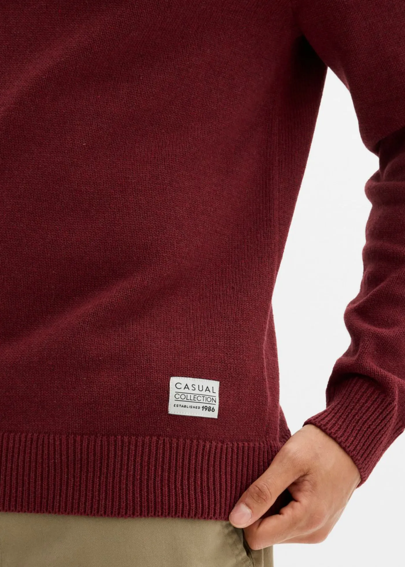 Hombre bonprix bonprix Jersey de punto fino con algodón reciclado