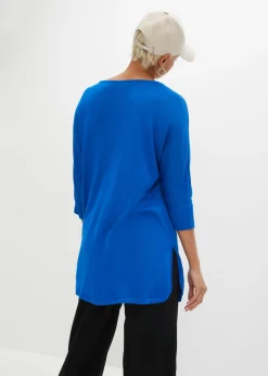 Mujer bonprix bonprix Jersey de punto fino con mangas 3/4