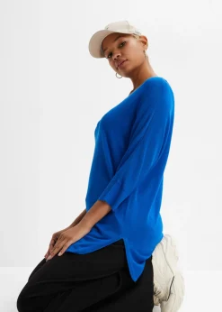 Mujer bonprix bonprix Jersey de punto fino con mangas 3/4