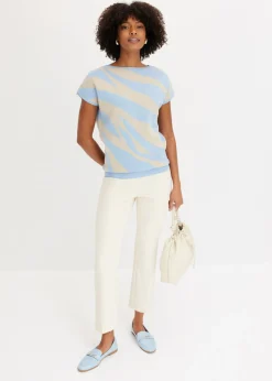 Mujer bonprix bonprix Jersey de punto fino con hilo brillante