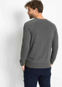 Hombre bonprix bonprix Jersey de punto fino de algodón puro (2 unidades)