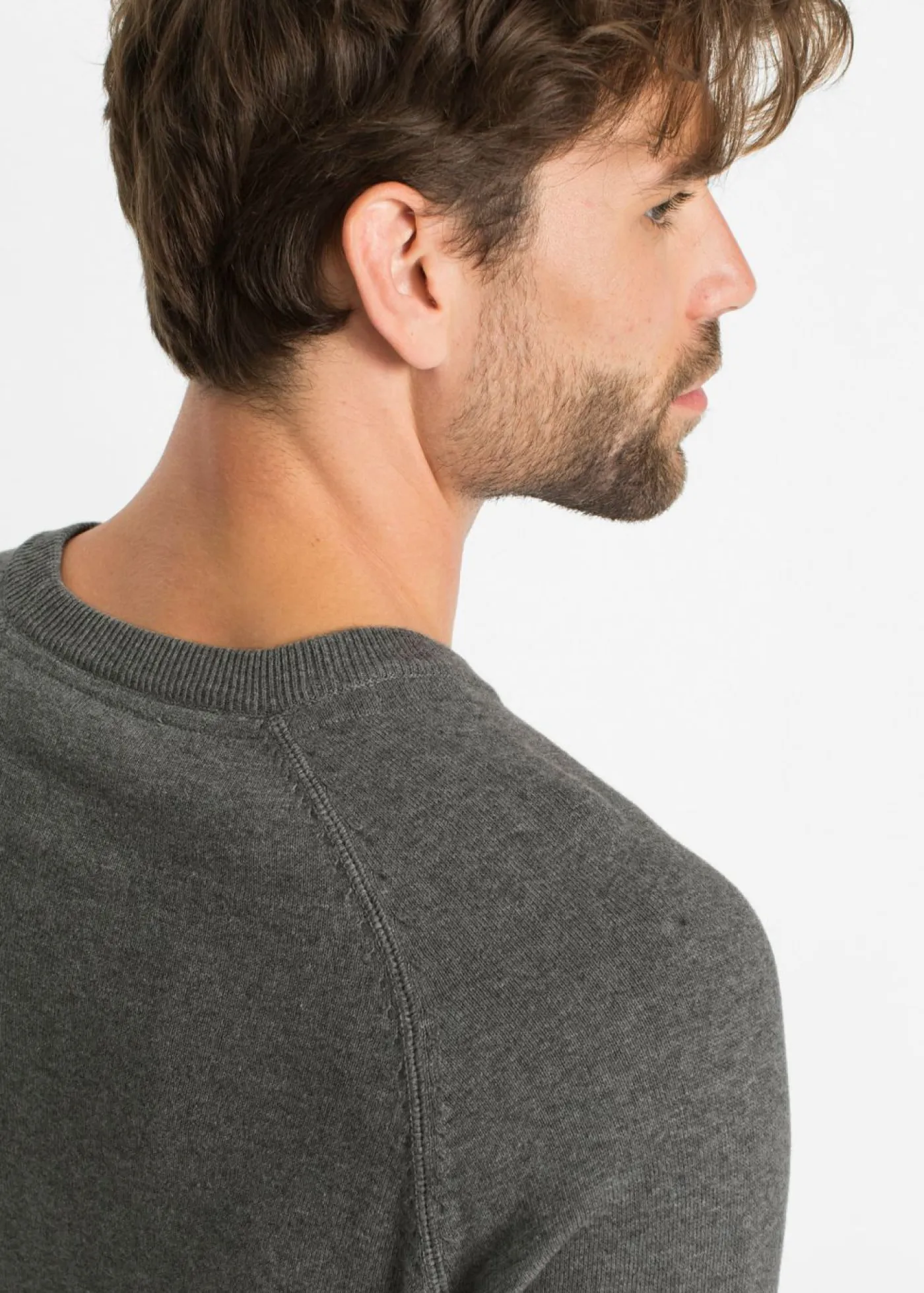 Hombre bonprix bonprix Jersey de punto fino de algodón puro (2 unidades)