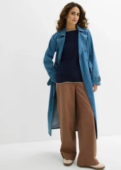 Mujer bonprix bonprix Jersey de punto fino de mezcla de algodón