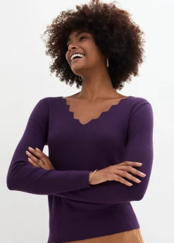 Mujer bonprix bonprix Jersey de punto fino de una suave mezcla de viscosa